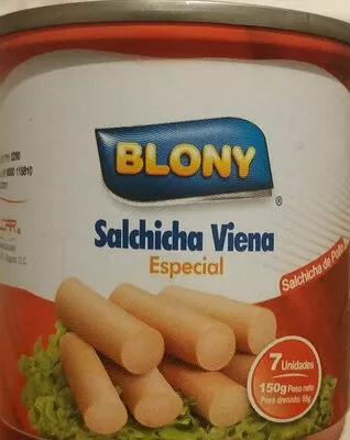 Salchicha Viena BLONY BLONY 95 g, code 7702160001288