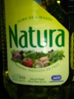 Aceite puro de girasol Natura 1500 ml, code 7790272001029