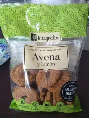 Galletas Integrales con Avena y Limon Integralia 220 g, code 7798133620365