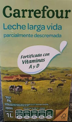 leche descremada Carrefour 1 l, code 7798152220638