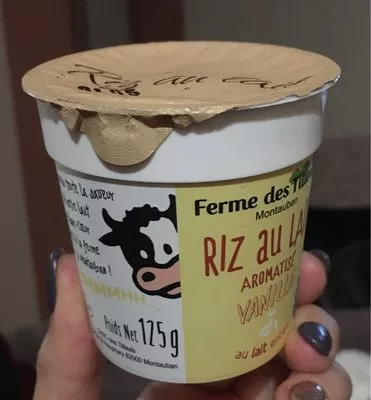 Riz au lait Ferme des Tilleuls 125 g, code 7894655600080