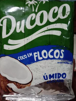 Coco em flocos úmido adoçado DuCoco 100 g, code 7896016600111