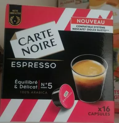 Espresso Carte Noire , code 8000070017498