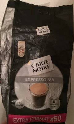 Café dosettes Espresso n°8 Carte Noire Carte Noire 420g = 60 dosettes, code 8000070201248