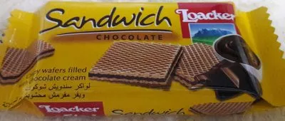 Sandwich Chocolate, Chocolate Loacker, لواكر 25 g, code 80001355