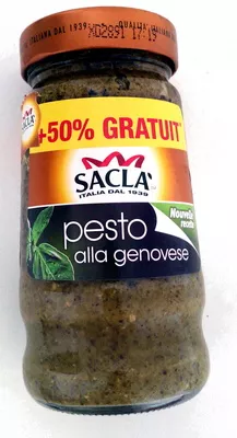 Pesto alla genovese Sacla 290 g, code 8001060013308