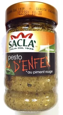 Sauce pesto d'enfer Saclà 190 g, code 8001060019942