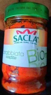 arrabiata sans gluten Sacla 190 g, code 8001060020764