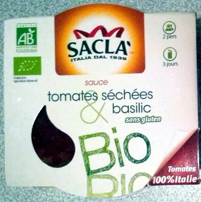 Sauce tomates séchées & basilic Sacla 150 g, code 8001060024748