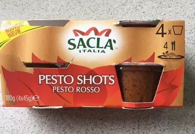 Pesto Rosso Shots Sacla , code 8001060032279