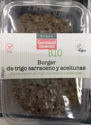 Burger de trigo sarraceno y aceitunas Germinal 180 g (2 x 90 g), code 8001091000414