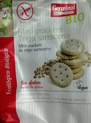 Mini crackers trigo sarraceno Germinal 100 g, code 8001091001305