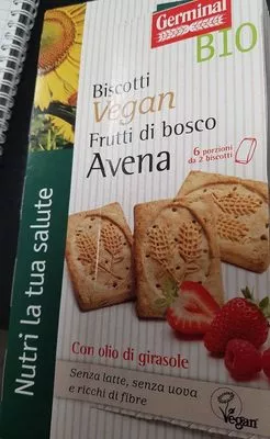 Biscotti vegan Germinal Bio , code 8001091001336