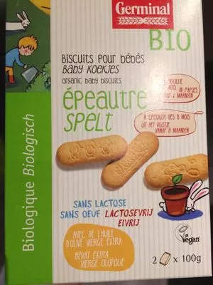 Biscuits pour bébés Germinal 2 x 100 g, code 8001091002951