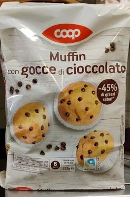 Muffin con gocce di cioccolato Coop , code 8001120776464