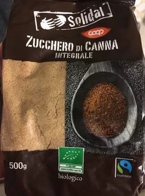 Zucchero di canna integrale Solidal, Coop 500 g, code 8001120983657