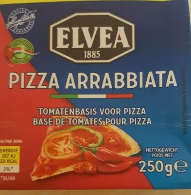 Pizza arrabbiata base de tomates pour pizza Elvea 250 g, code 8001240101177