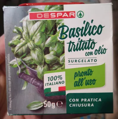 basilico tritato con olio Despar 50 g, code 8001300673859