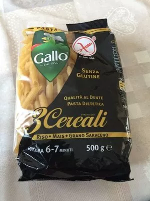 Pâtes 3 Céréales Sans Gluten Gallo 500 g e, code 8001420007688