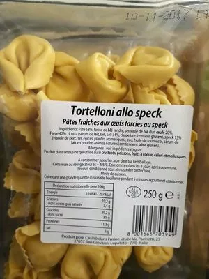 Tortelloni allo Speck Sans marque, Casino 250 g e, code 8001665703949