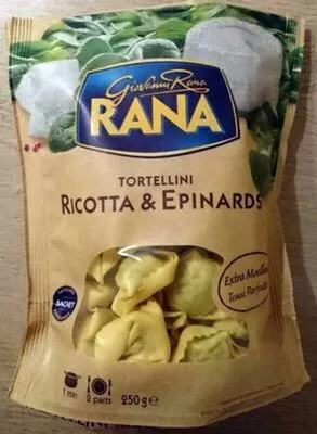 Tortellini Ricotta & Épinards Rana 250 g e, code 8001665704472