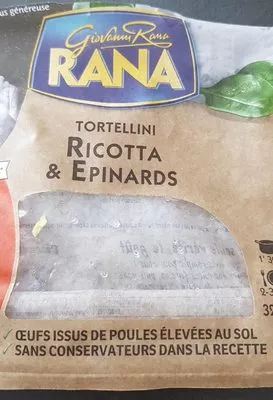 Tortellini Ricotta & Épinards Rana , code 8001665705561