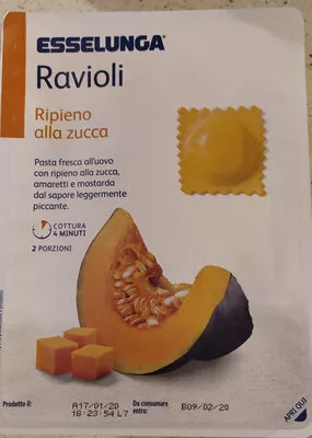 ravioli ripieni alla zucca Esselunga 250 g, code 8002330126681