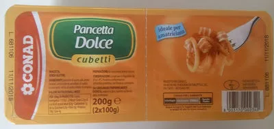 pancetta dolce cubetti Conad 200 g, code 8003170002340