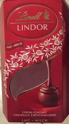 Lindor lait Lindt 75g, code 8003340094687