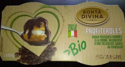 Profiteroles Bontà Divina 160 g (2 * 80 g e), code 8005020038080