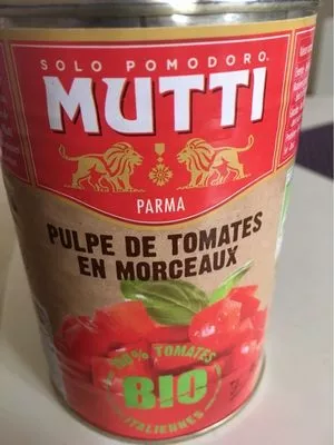 Pulpe de tomates en morceaux Mutti 400g, code 8005110413520