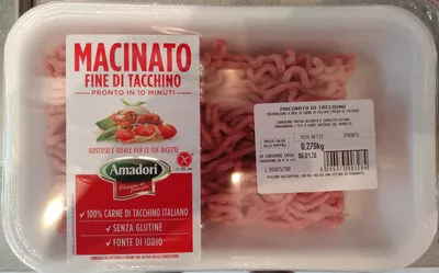 macinato fine di tacchino Amadori 270 g, code 8006473903284