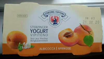 Yogurt albicocca Sterzing Vipiteno 250 g (2x125g), code 8007735001601