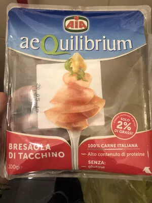 Bresaola di tacchino Aia, aeQuilibrium 100 g, code 8008110006013