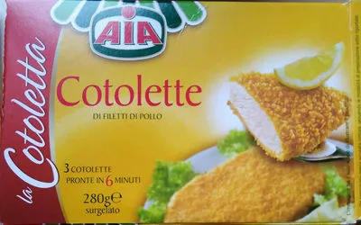 Cotolette di filetti di pollo AiA 280 g, code 8008110110550