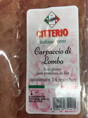 Carpaccio de Lombo Citterio , code 8008410751415