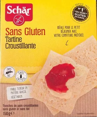 Tartine Croustillante Sans Gluten Schär 150 g, code 8008698007303