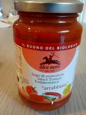 Sauce Tomate Arrabiata alce nero 350 g e, code 8009004808508