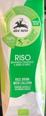 RISO BEVANDA VEGETALE A BASE DI RIDO Alce Nero 500 ml, code 8009004908918