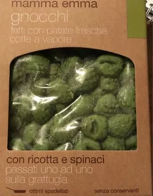 Gnocchi con ricotta e spinaci Mamma Emma, master 400 g, code 8009344100119