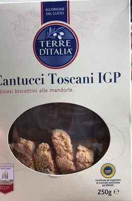 Cantucci Terre d'Italia 250 g e, code 8012666500147