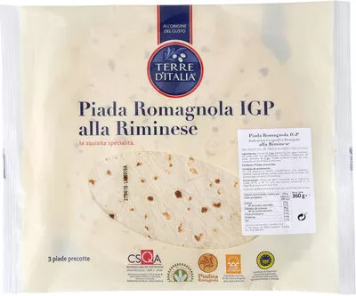 Piada romagnola Terre d'italia 60 g, code 8012666501021