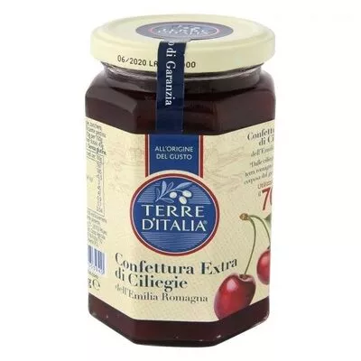 Confitura extra cerezas emilia romana Terre ditalia , code 8012666503940