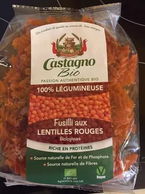 Fusilli Di Lenticchie Rosse Bio castagno , code 8013885051601