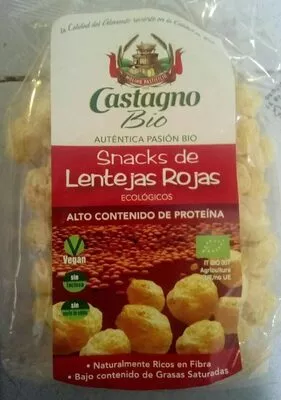 Snacks de Lentejas Rojas Castagno , code 8013885080106