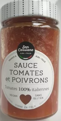 Sauce Tomates et Poivrons San Cassiano 180 g e, code 8015312776088