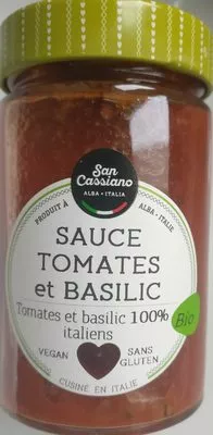 Sauce Tomates et Basilic San Cassiano 180 g e, code 8015312776125