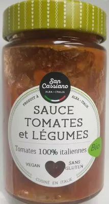 Sauce tomates et légumes San Cassiano 180 g e, code 8015312776132