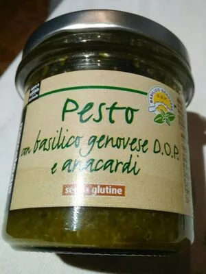 Pesto con basilisco genovese DOP e anacardi  , code 8016225138161