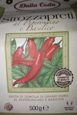 Pasta Al Peperoncino e Basilico Dalla Costa 500 g, code 8016419020005